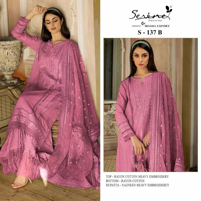 Serine S 137 Colors Pakistani Suits Catalog